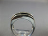 ESTATE 3.20CT DIAMOND & AAA SAPPHIRE 18K WHITE GOLD PRINCESS INVISIBLE MENS RING