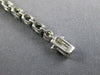 8.06CT DIAMOND & AAA SAPPHIRE 18KT WHITE GOLD 3D OVAL & ROUND TENNIS BRACELET