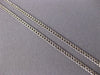 ANTIQUE LONG 14KT WHITE GOLD CLASSIC 2MM LINK CHAIN #27340
