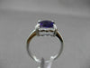 ANTIQUE 2.04CT DIAMOND & AAA AMETHYST 14KT WHITE GOLD EXTRA FACET FILIGREE RING