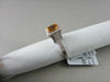 ESTATE WIDE 1.75CTW AAA CITRINE & DIAMOND 14KT WHITE GOLD RING