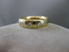 ESTATE .40CTW DIAMOND 14K Y GOLD MENS WEDDING BAND ETERNITY RING 5MM 9.00 #16647