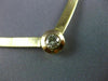 ESTATE .50CT DIAMOND 14K YELLOW GOLD 3D SOLITAIRE FANCY COIL NECKLACE #18982