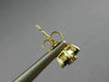 .59CT DIAMOND & AAA SAPPHIRE 14KT YELLOW GOLD 3D FLOWER STUD EARRINGS #MILANO023