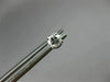 ESTATE .87CT ROUND DIAMOND 14K WHITE GOLD CLASSIC 4 PRONG SOLITARE STUD EARRINGS