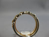 ESTATE .12CT DIAMOND 14KT TRI COLOR GOLD 3D CLASSIC STACKABLE FUN RING