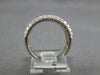 ESTATE LARGE 1.61CT DIAMOND 18KT WHITE GOLD MULTI ROW WEDDING ANNIVERSARY RING