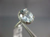 WIDE 2.71CT DIAMOND & AAA AQUAMARINE 14K WHITE GOLD 3D OVAL HALO ENGAGEMENT RING