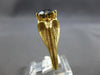 1.6CT BLACK DIAMOND 18KT YELLOW GOLD 3D HANDCRAFTED DOUBLE SNAKE ENGAGEMENT RING