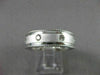 ESTATE WIDE .40CT DIAMOND 14K WHITE GOLD ETOILE ETERNITY SOLID MENS RING #19670