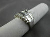 ESTATE WIDE 1.16CT DIAMOND 14KT WHITE GOLD CLASSIC LOVE ANNIVERSARY RING #11405