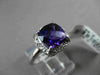 ANTIQUE 2.04CT DIAMOND & AAA AMETHYST 14KT WHITE GOLD EXTRA FACET FILIGREE RING