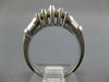 .80CT DIAMOND 14KT WHITE GOLD 3D MARQUISE & BAGUETTE GRADUATING ANNIVERSARY RING