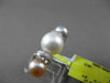 ANTIQUE .18CT DIAMOND 18KT WHITE GOLD AAA TRI COLOR NATURAL SOUTH SEA PEARL RING