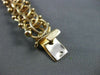 ANITQUE WIDE 14KT YELLOW GOLD 3D HANDCRAFTED LONG INTERTWINED BRACELET #22595
