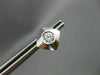 ESTATE .50CT DIAMOND SOLITAIRE SQUARE ETOILE 14KT W GOLD STUD EARRINGS 7mm #2664