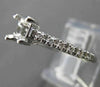 ESTATE .20CT DIAMOND 14KT WHITE GOLD LUCIDA SEMI MOUNT ENGAGEMENT RING #12082