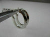 ESTATE .65CT DIAMOND 14KT WHITE GOLD 3D OVAL ETOILE CLIP ON HOOP EARRINGS