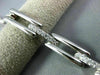 ANTIQUE 1.50CT DIAMOND 14K WHITE GOLD 3D CLASSIC PAVE BOX LINK BRACELET #18512