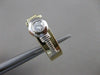 ESTATE .70CTW DIAMOND STUD HUGGIES 14KT WHITE YELLOW GOLD OMEGA EARRINGS #21313