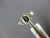 ESTATE 1.15CT DIAMOND 14KT WHITE GOLD 3 STONE BAGUETTE CLASSIC ENGAGEMENT RING