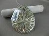 ESTATE EXTRA LARGE 8.69CT WHITE & FANCY YELLOW DIAMOND 18K WHITE GOLD 3D PENDANT