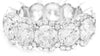 ESTATE LARGE 6.3CT DIAMOND 18KT WHITE GOLD ROUND HALO ETERNITY ANNIVERSARY RING