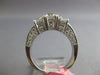 ESTATE 2.02CT DIAMOND 18KT WHITE GOLD 3D ROUND CLASSIC 3 STONE ENGAGEMENT RING