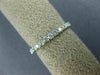 .40CT DIAMOND 18K WHITE GOLD 3D ROUND COMFORT FIT SEMI ETERNITY ANNIVERSARY RING