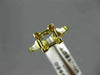 ESTATE .15CT DIAMOND 14KT YELLOW GOLD 3D SQUARE SEMI MOUNT ENGAGEMENT RING #6096