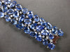EXTRA LARGE 83.12CT DIAMOND & AAA TANZANITE 18KT WHITE GOLD MULTI SHAPE BRACELET