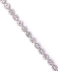 4.90CT DIAMOND 18KT WHITE GOLD MULTI SHAPE INVISIBLE BY THE YARD TENNIS BRACELET