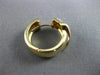 ESTATE .30CT DIAMOND 14KT TWO TONE GOLD 3D CLASSIC PAVE CLUSTER EARRINGS #21221