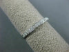 ESTATE .11CT DIAMOND 14KT WHITE GOLD 3D CLASSIC ROUND WEDDING ANNIVERSARY RING