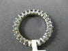ESTATE 3.75CT PRINCESS CUT DIAMOND 14KT WHITE GOLD CLASSIC ETERNITY RING #20629