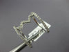 ESTATE WIDE .67CT DIAMOND 18KT WHITE GOLD 3D ZIG ZAG DOUBLE BAR FUN RING