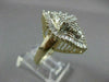 ESTATE LARGE 1.20CT ROUND & BAGUETTE DIAMOND 14K WHITE & YELLOW GOLD RING #22917