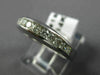 ESTATE .48CT DIAMOND 14KT WHITE GOLD 3D CHANNEL WEDDING ANNIVERSARY RING #18145