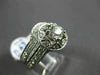 ESTATE LARGE 2.06CT DIAMOND 18KT GOLD & PLATINUM 3D WEDDING ENGAGEMENT RING SET
