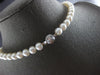 ESTATE AAA SOUTH SEA PEARL 14KT WHITE GOLD 3D CLASSIC 8MM LOVE NECKLACE #27887