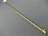 ESTATE LONG .80CT DIAMOND 14K YELLOW GOLD CLASSIC BOX LINK LINE BRACELET #18379