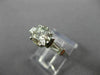 ESTATE 1.71CT ROUND DIAMOND 14K WHITE GOLD 3D THREE STONE ENGAGEMENT RING #26379