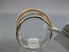 WIDE 1.0CT DIAMOND 18KT WHITE & ROSE GOLD MULTI ROW CRISS CROSS ANNIVERSARY RING