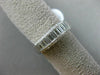 ESTATE .50CT BAGUETTE DIAMOND 14KT WHITE GOLD 3D 5mm WEDDING ANNIVERSARY RING