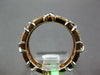 1.04CT DIAMOND 18KT WHITE & ROSE GOLD 3D MULTI X ETERNITY ANNIVERSARY LOVE RING