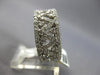 WIDE 2.55CT DIAMOND 18KT WHITE GOLD TRIANGULAR ETERNITY WEDDING ANNIVERSARY RING