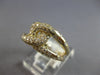 ESTATE .74CT DIAMOND 14KT YELLOW GOLD ROUND CLASSIC PAVE ETOILE LOVE KNOT RING