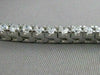 ANTIQUE 3.40CT DIAMOND 14K WHITE GOLD MODERN RECTANGLE BRACELET 7" F/G VVS #1495