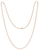 ESTATE EXTRA LONG 18.20CT DIAMOND 18KT YELLOW GOLD 3D ETERNITY TENNIS NECKLACE