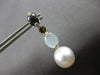 7.29CT DIAMOND & AAA MULTI GEM & AAA SOUTH SEA PEARL 18KT ROSE GOLD FUN EARRINGS